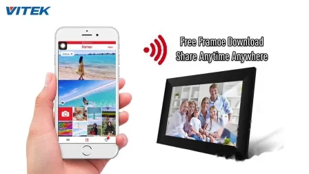 원격 공유 WiFi 홈 인테리어 선물 디지털 사진 미니 액자